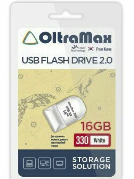 Флеш-накопитель 16Gb OltraMax 330, USB 2.0.