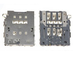 Коннектор SIM для Samsung G920F/G925F (S6/S6 Edge)
