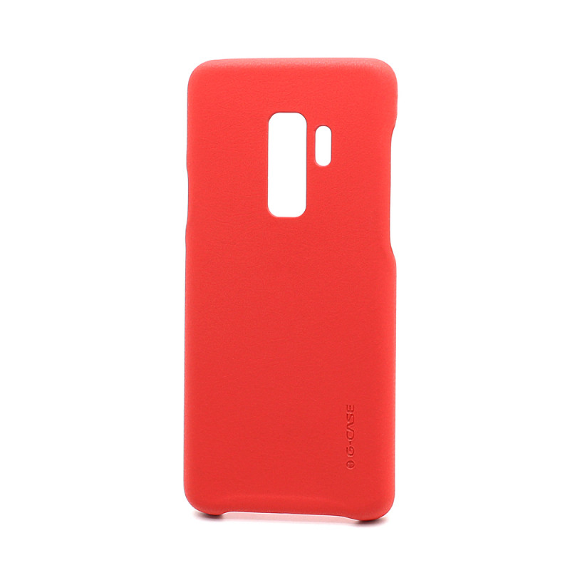 Накладка для SAMSUNG G965 (S9 Plus), G-CASE FASHUON, кожа, красный