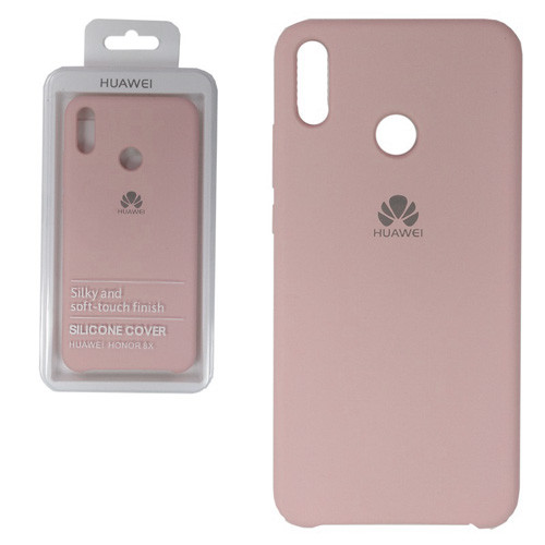 Накладка для HUAWEI Honor 10i/P Smart+ (2019),  SILICONE COVER Soft-touch, пудра