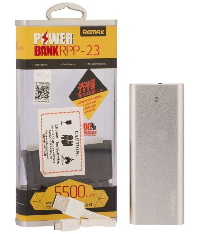 Внешний аккумулятор REMAX GOLD POWER BOX 5500mAh