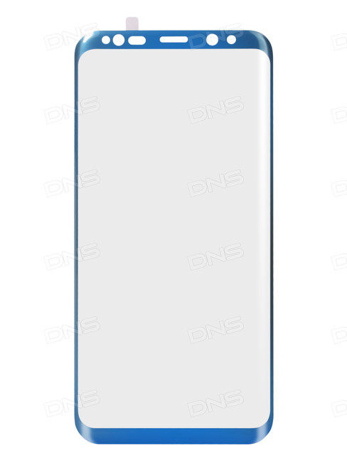 Защитное стекло для SAMSUNG S8 G950 , 3D, 100% стекло на всю поверхность, синее