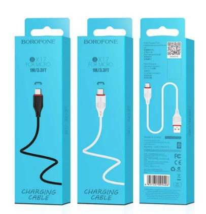 USB кабель для Micro BOROFONE BX17, Enjoy, 2А, 1 м