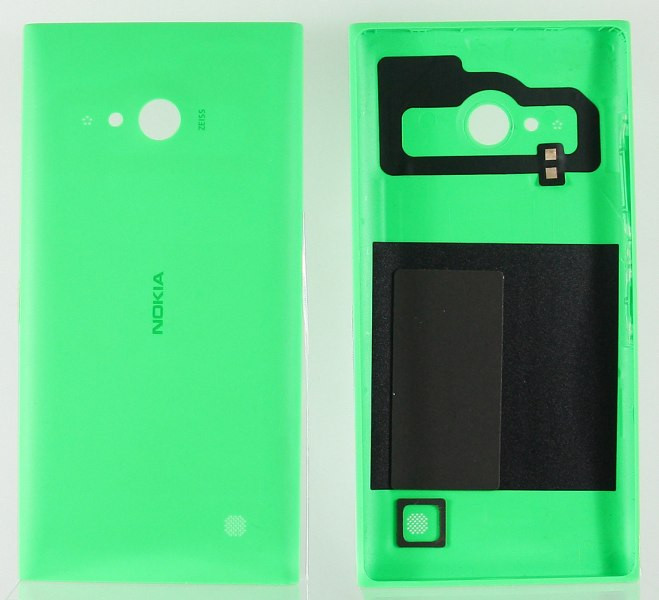 Крышка АКБ для Nokia Lumia 730 dual (зеленый) Оригинал