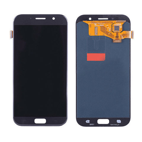 Дисплей для SAMSUNG A7 2017 A720F в сборе с сенсором, черный  Оригинал