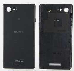 Крышка АКБ для Sony D2202/D2203 (E3) (черный)