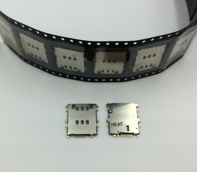 Коннектор SIM для Samsung P5200/T111/T311/T325/T331/T531 Оригинал