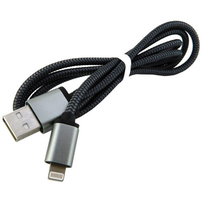 USB кабель для Micro WALKER C510 металлизированный, серебро