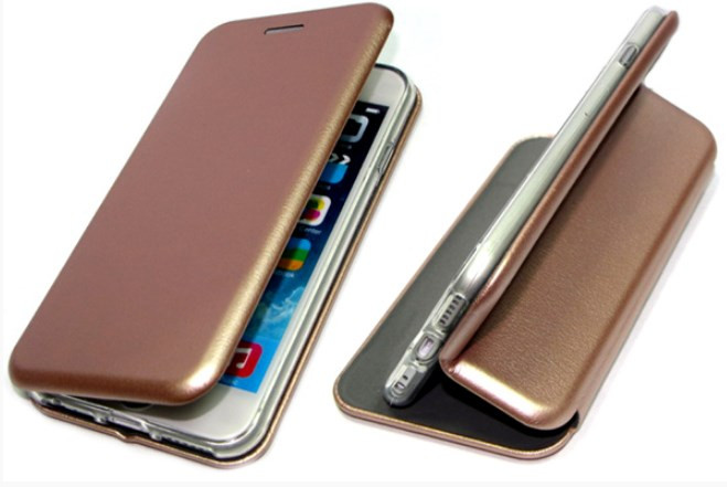 Чехол-книга для Samsung M31S Fashion Case с магнитом, розовое золото