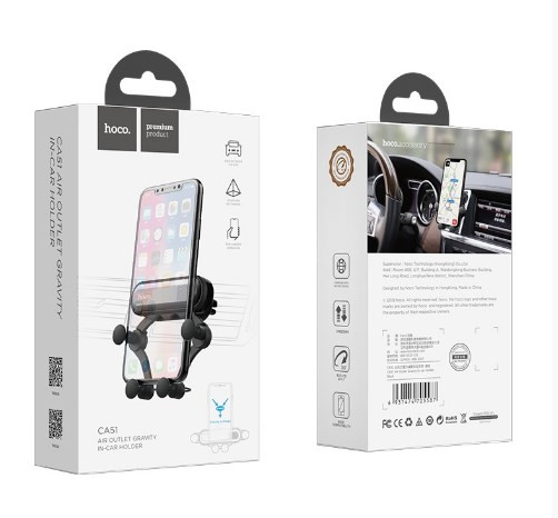 Автодержатель HOCO CA51 воздуховод