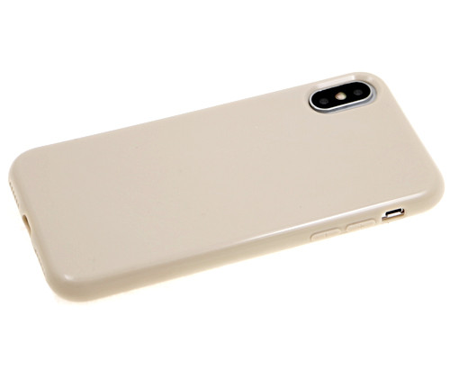 Накладка для Apl IPh 11 Pro Max, Глянцевый, бежевый
