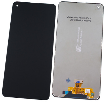 Дисплей для SAMSUNG A21s SM-A217 в сборе с сенсором в корпусе, черный Оригинал LCD ORIG