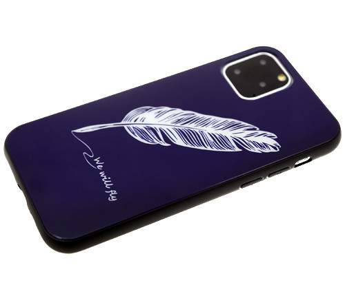 Накладка для SAMSUNG A505F (A50)/A307F (A30s), Перо, синий