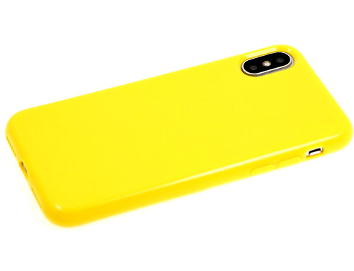 Накладка для Apl IPh 12 PRO 12, Глянцевый, желтый