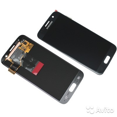 Дисплей для Samsung G930F (S7) в сборе с сенсором (черный) Оригинал