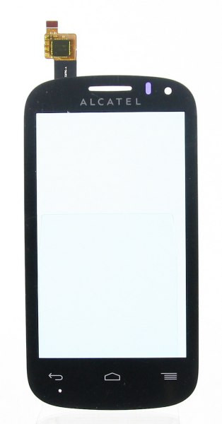 Сенсор дисплея для Alcatel 4033D/4032D (Pop C3/Pop C2) (черный)