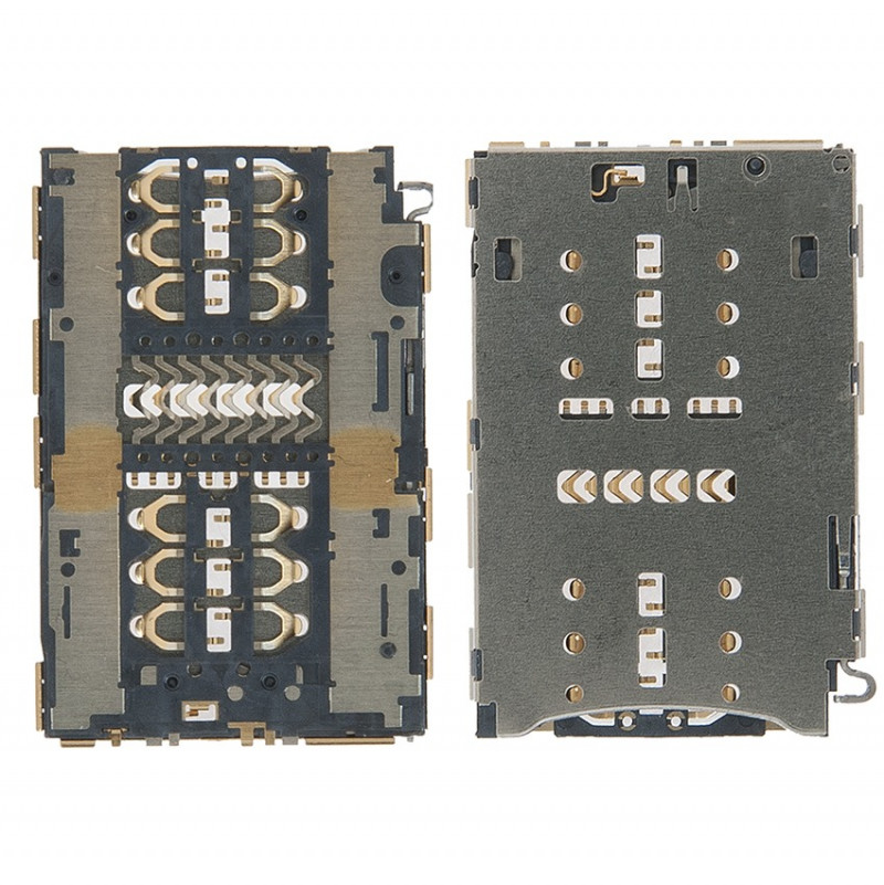 Коннектор SIM+MMC для Huawei Honor 7/Honor 8/P9/P9 Lite/P9 Plus/Meizu M3E