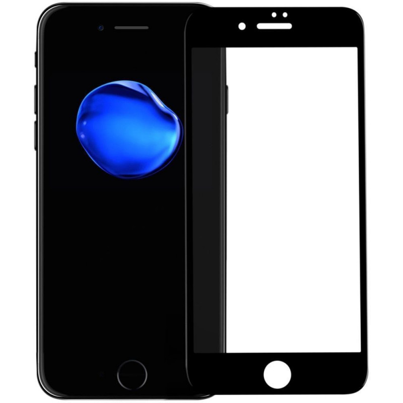 Защитное стекло для ApL iph 7 Plus/8Plus с рамкой, черное