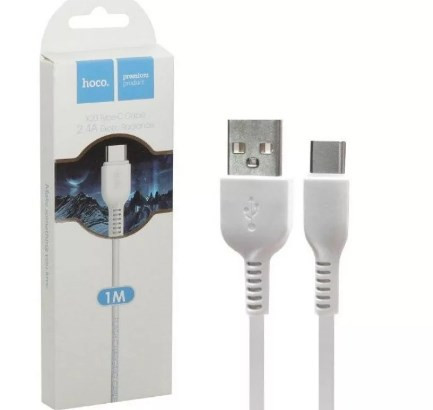 USB кабель для TYPE-C HOCO X20,  белый (2м)