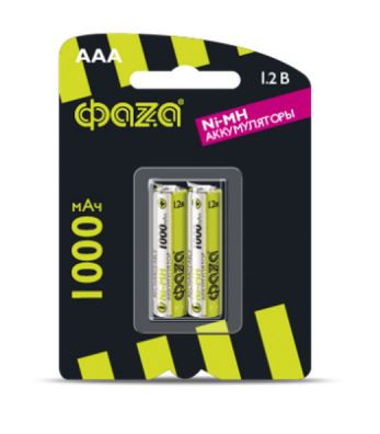 Аккумулятор ФАЗА HR03 1000mAh