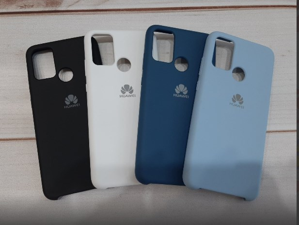 Накладка для HUAWEI Honor 9A, SILICONE COVER Soft-touch, голубой