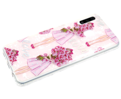 Силикон для XIAOMI Redmi 7, Перламутр, Букет