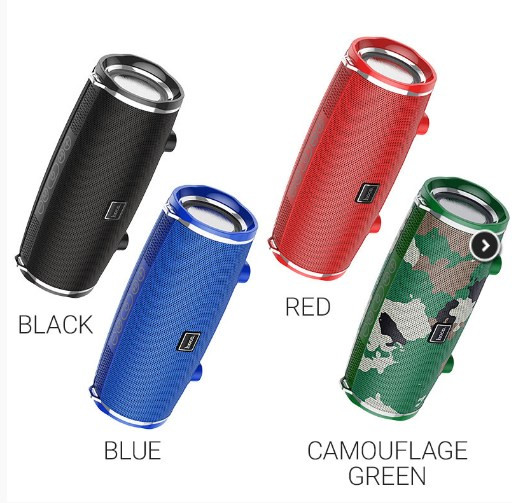 Колонка HOCO BS40 Desire, Bluetooth, 2400 мАч, 7 W, FM, USB, AUX, TF, черный