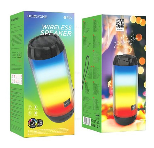 Колонка BOROFONE BR25, BT, FM, TF, USB, TWS, синий