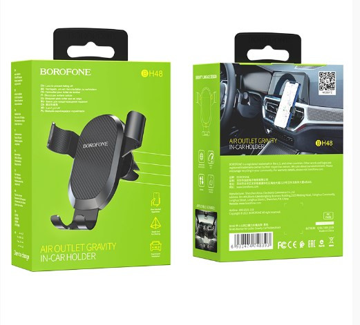 Автодержатель BOROFONE BH48 Warrior Air outlet, на воздуховод