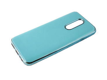 Накладка для XIAOMI Redmi Note 8T, глянцевая без логотипа, бирюза