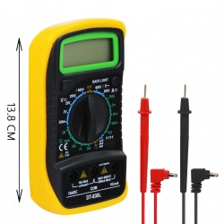 Мультиметр цифровой 830L желтый