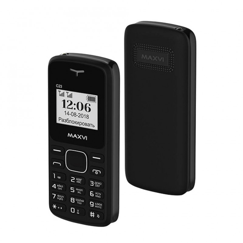 Сотовый телефон Maxvi C23 DS BLACK