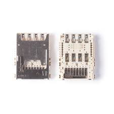 Коннектор SIM+MMC для LG D618/D855/D690/D724/H818/D335/H502 (G2 Mini/G3/G3 Stylus/G3s/G4/L Bello/Magna)