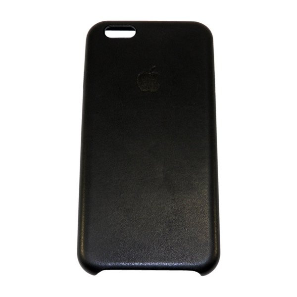 Накладка для Apl IPh 7 8 SE 2020, кожаный copy ORIG, черный
