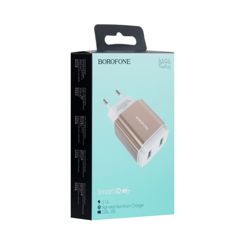 СЗУ BOROFONE BA9A 2USB, 2.1A