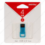 Флеш-накопитель 4Gb SmartBuy BIZ, USB 2.0, синий