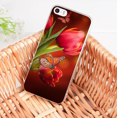 Накладка для Apl IPh X, Цветочки 5-2