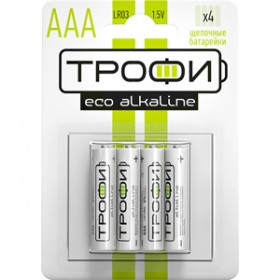 Батарейка Троффи LR03 4BL ECO/35690