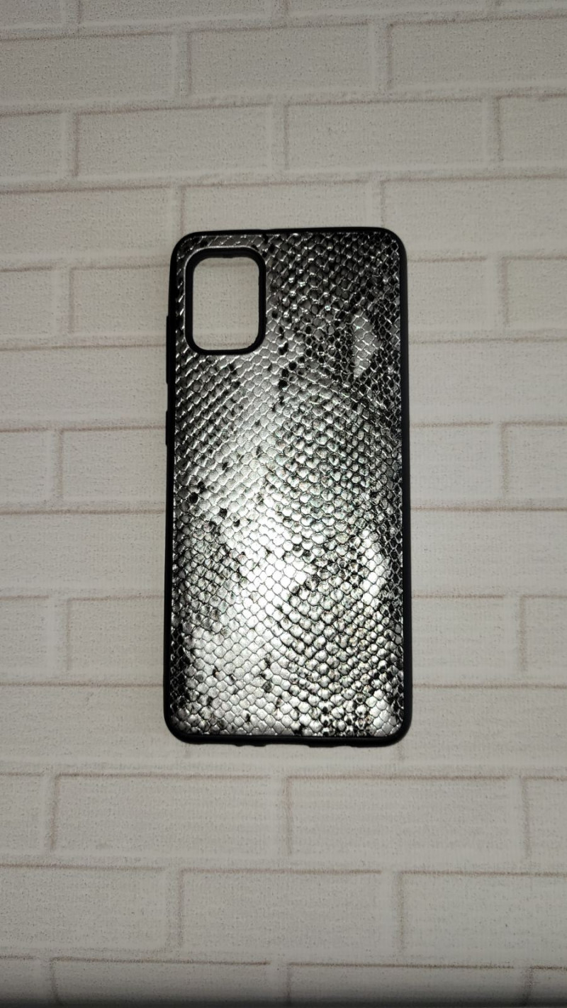 Накладка для Samsung A515F A51, змея, серый