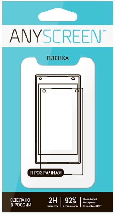 Защитная плёнка для ALCATEL 7047D (Pop C9), AnyScreen, глянцевая