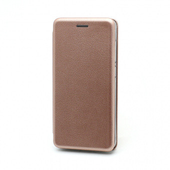 Чехол-книга для XIAOMI Redmi 4X, Fashion Case, с магнитом, розовое золото