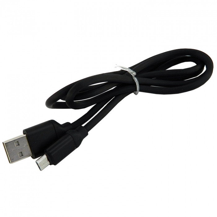 USB кабель для Micro WALKER C530 рифленый, черный