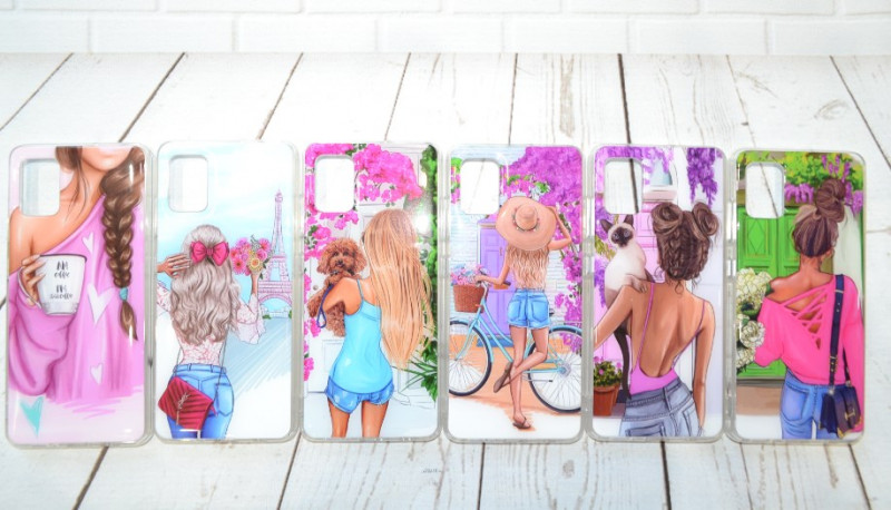 Накладка для SAMSUNG A515F A51, Гламур, Девушка 1