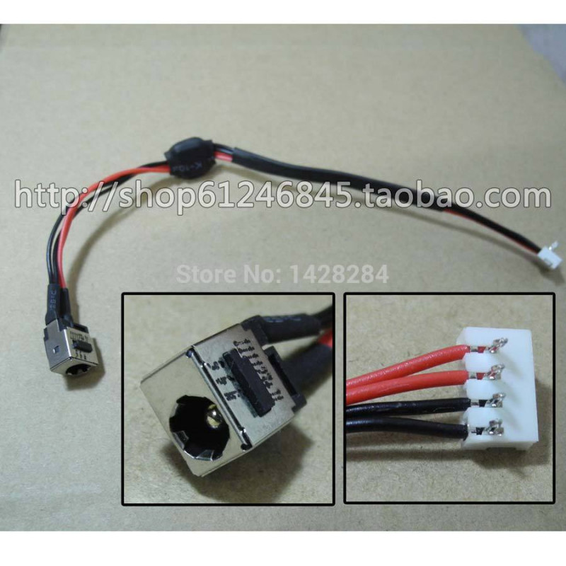 Разъем заряда для Toshiba Satellite A500/L455/L455D/L555/L555D (с кабелем)