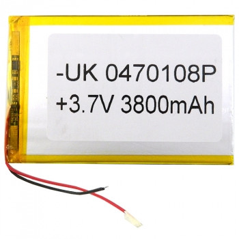 АКБ универсальная 470108мм 3.7v 3800mAh
