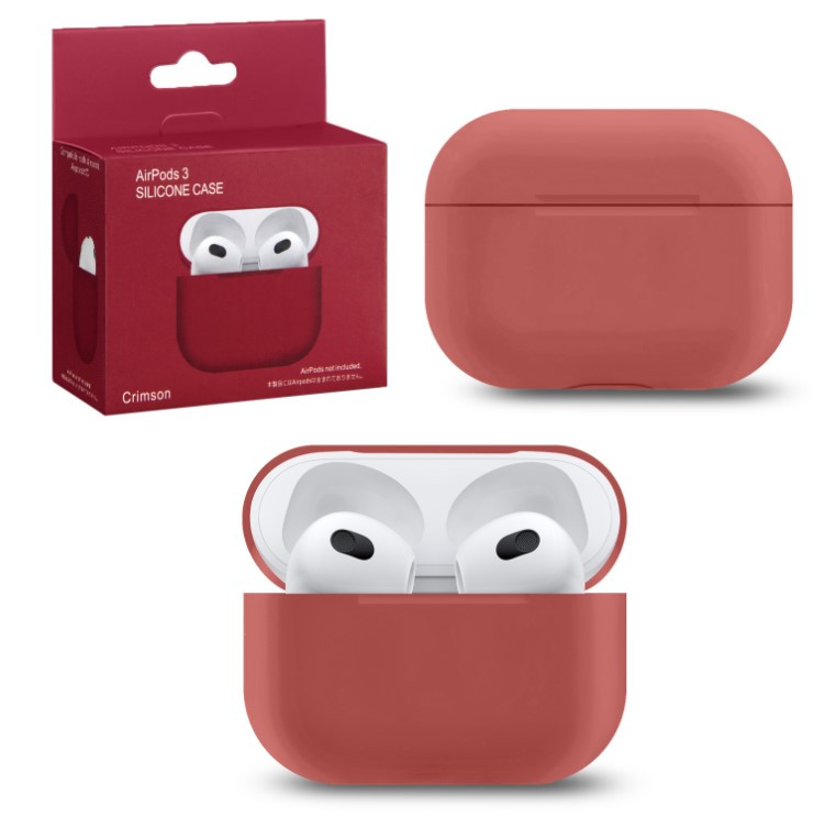 Чехол Airpods 3 Silicon Case гибискус