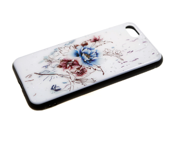 Накладка для SAMSUNG A505F (A50)/A307F (A30s)/A507 (A50s), Цветы с фольгой
