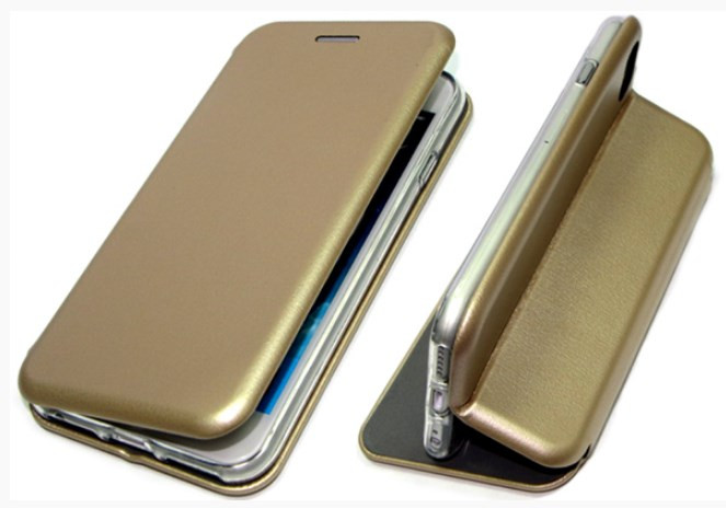 Чехол-книга для SAMSUNG A22 A225, M32 M325, Fashion Case, с магнитом, золото