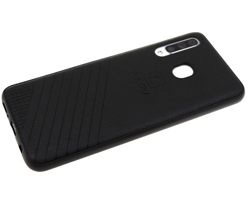 Накладка для XIAOMI Redmi Note 8T, Puloka, под кожу, черный