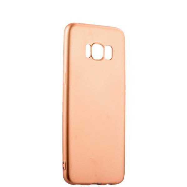 Силикон для SAMSUNG G955 (S8 Plus), j-case, непрозрачный, золотой